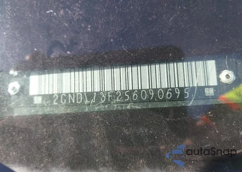 2005 Chevrolet Equinox Ls из США, поврежденный, VIN 2CNDL13F256090695